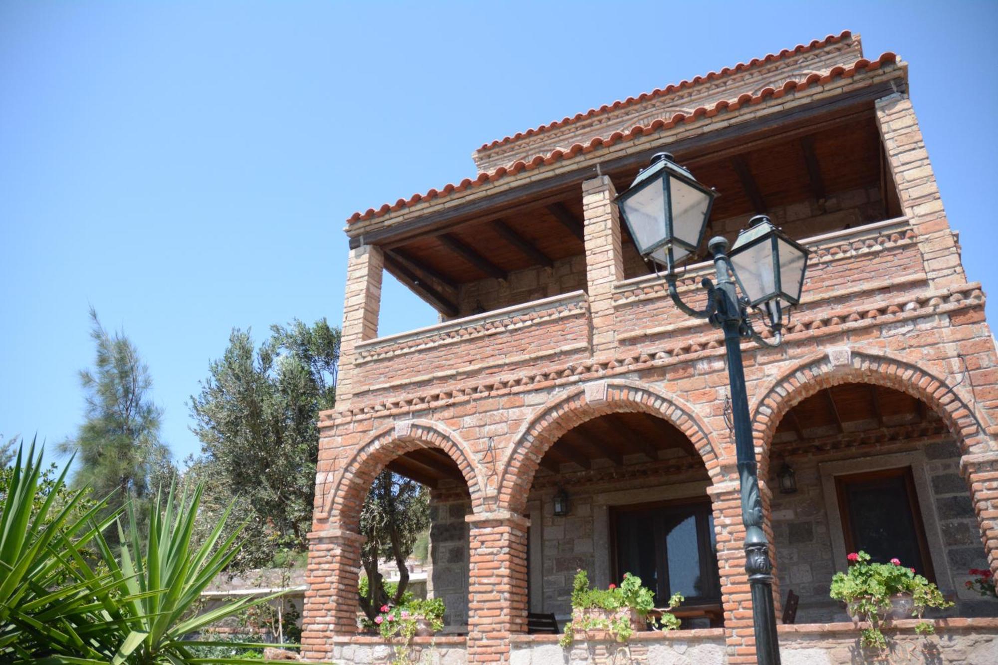 Lesvos Tower House Komninos Sígrion Exterior foto